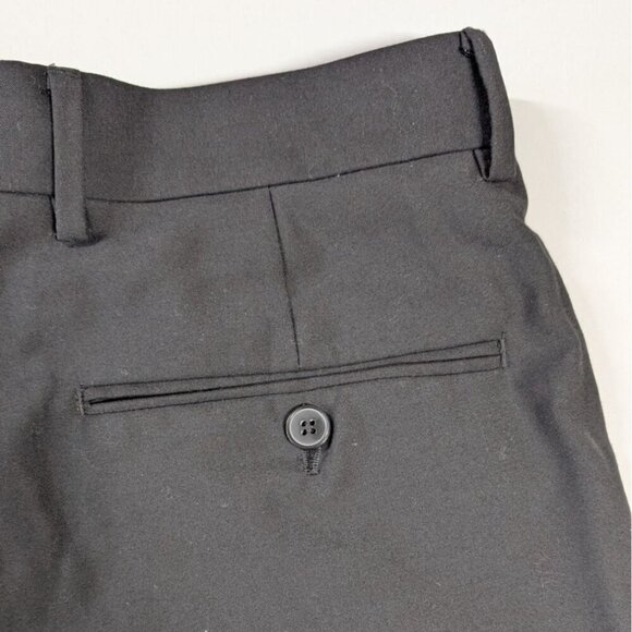 French Connection Pants Black Dress Business Formal Slim Mens Size 30x30 - Picture 9 of 11
